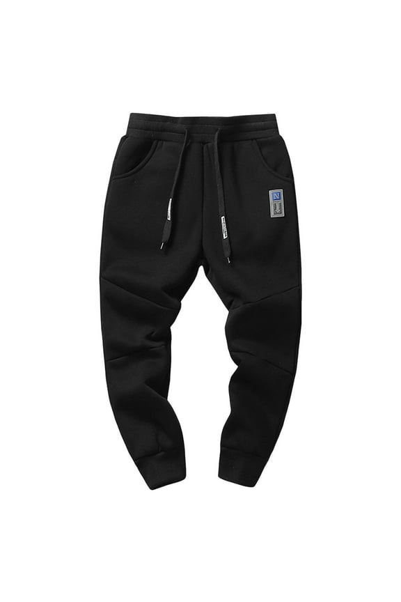 Boys Regular Casual Pants Drawstring Pants Drawstring Pants Drawstring Pants with Multi Pockets Sports Pants Denim Jeans Boys 7-8 Years