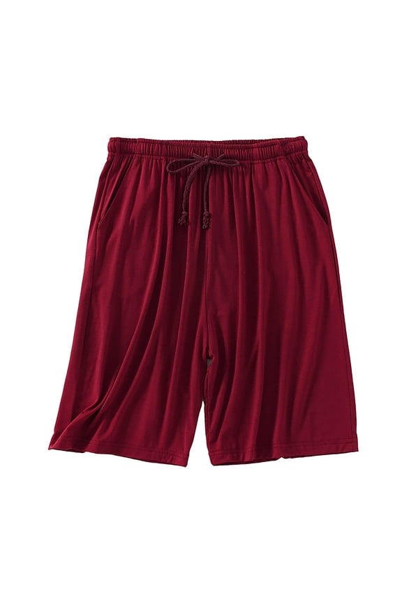 Casual Jogger Casual Shorts with Big Pockets for Men Fit Sports Outdoor with Multi Pockets Summer Beach Jogging Leisure Gym Big& Tall XXL-8XL (Red,7XL)