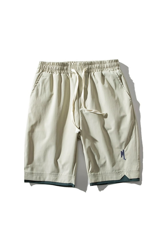 Casual Shorts for Men Casual Multiple Pockets Outdoor Straight Type Fitness Casual Shorts Casual Shorts Trousers (Z03-Grey,M)