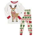 thumbnail image 1 of Caqnni Childrens Christmas Set Little Boy Girls Child Pajamas Sets Cotton Toddler Pjs Long Sleeve Pyjamas Christmas Snowman Sleepwear Xmas Jammies(2-3 Years,Red), 1 of 8