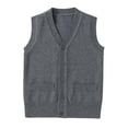 thumbnail image 1 of Caqnni Christmas Dinosaur Sweater For Boys Knit Top For Kids Double Layer Warm For Kids Cardigan Sweater，11-13 Years，Gray, 1 of 3