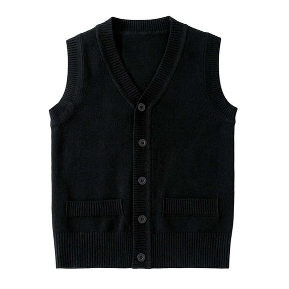 Caqnni Christmas Dinosaur Sweater For Boys Knit Top For Kids Double Layer Warm For Kids Cardigan Sweater,4-5 Years,Black