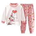 thumbnail image 1 of Caqnni Fall Outfit for Toddler Boy Girl Long Sleeve Sweatshirt Pant Sets Pullover Clothes 2PC Long Sleeve Pajamas Set 3 6 9 12 18 24 Months 2T 3T，3-6 Months, 1 of 4