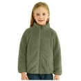 thumbnail image 1 of Caqnni Girls Fleece Jacket Girls' Outerwear Jackets & Coats Kids'Soft Sherpa Fleece Jacket Hoodie Sweatshirt for Boys and Girls Winter Color Block Jacket Coat with Pocket (Z01-AG,12-13 Years), 1 of 7