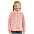 thumbnail image 1 of Caqnni Jacket For Girls Kids Jackets Girls Girls' Outerwear Jackets Kids Soft Fleece Jacket Zip up Hoodie with Pockets Fall Jackets For Girls (Z01-Pink,10-11 Years), 1 of 7