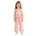 thumbnail image 1 of Caqnni Girl Clothes Toddler Girls Summer Outfit Heart Tank Top+Pink Shorts 2 Piece Clothing for Girl 1 2 3 4 5 6 7 T 2Pcs Summer Playwear Beach Outfits 3-4 Years,Pink, 1 of 9
