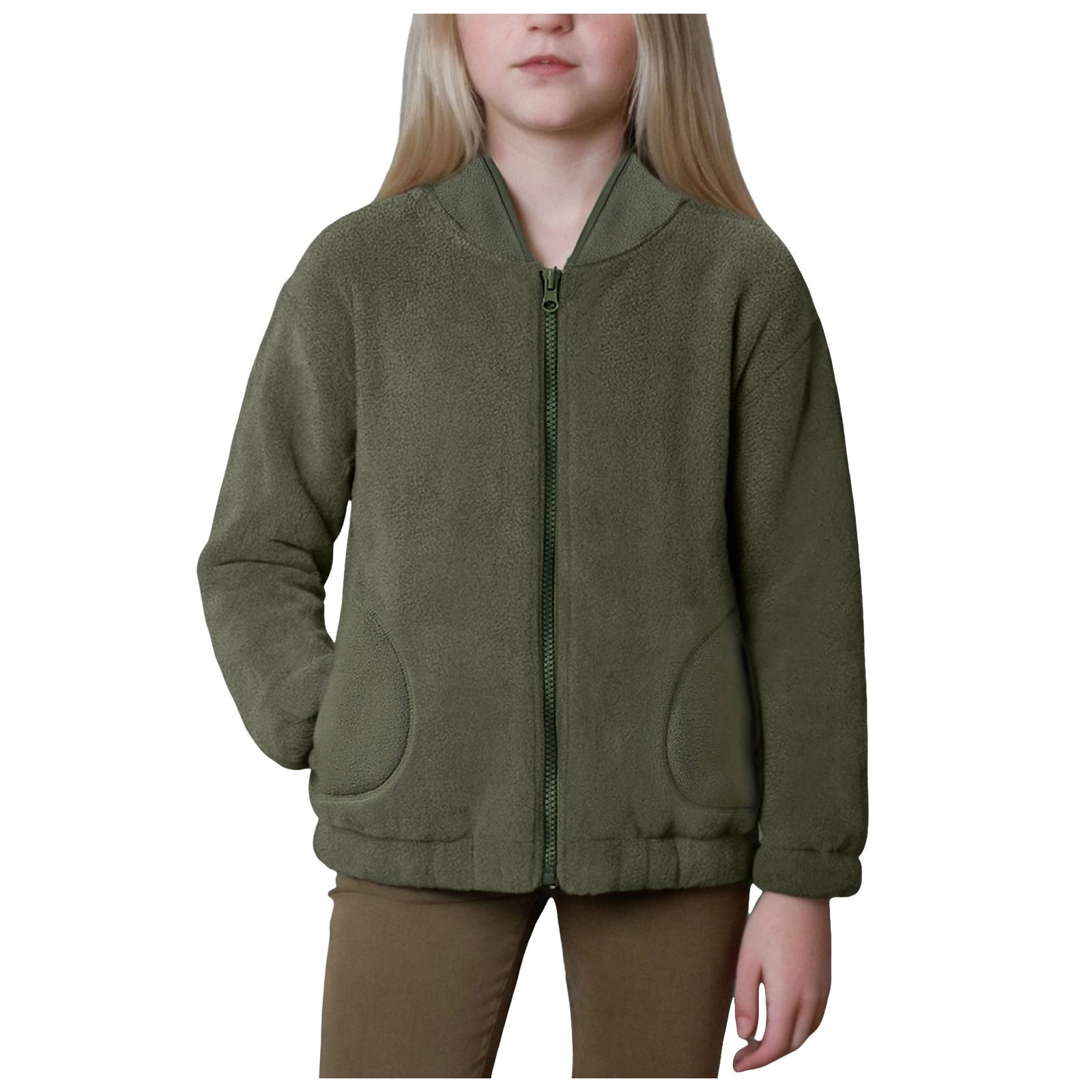 Caqnni Girl Fleece Jacket Toddler Puffer Vest Girls and Toddlers ...