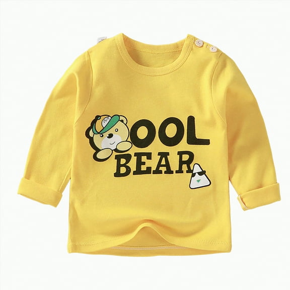 Caqnni Girl Tunic Tops T Shirt Kids Little Girls Boys Fashion Top Shirt Color Block Striped Casual Tunic Top Long Sleeve Fall Winter Sweatshirts Long sleeved T-shirt for 6-12 Months