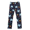 thumbnail image 1 of Caqnni Girls Cargo Pants Elastic Waist Casual Jogger Pants for Girls Streetwear Loose Parachute with Pockets Cargo Jeans Streetwear Jeans,8-9 Years,Blue, 1 of 3