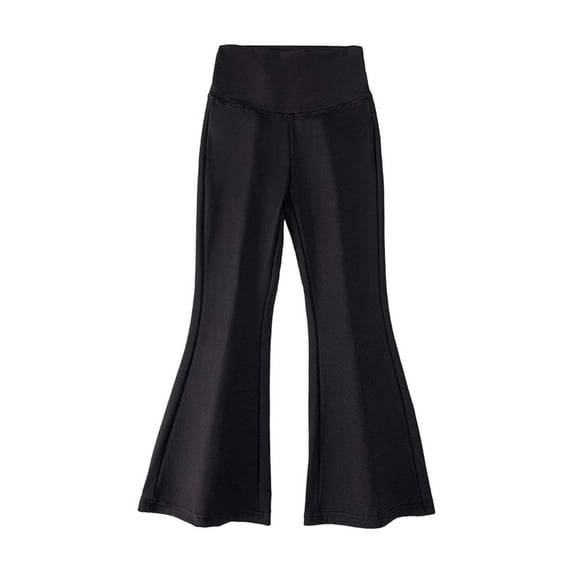 Caqnni Girls Cargo Pants Parachute with Pockets Drawstring Elastic Kids Baggy Pants Plus Size Cargo Pants Cargo Jeans Girls Winter School Pants,3-4 Years,Black