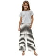 thumbnail image 1 of Caqnni Girls Hiking Travel Pants, Slim Fit Joggers, Quick Dry Outdoor Pants with Pockets Pajamas Pants Toddler Sweatpants Cargo Jeans Cargo Jeans,10-11 Years,White, 1 of 6