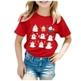 thumbnail image 1 of Caqnni Halloween Shirt Toddler Ghouls T-Shirt Boys Girls Ghost Graphic Tee Kids Spooky Tops Halloween T-Shirt (100,Red), 1 of 4