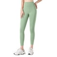 thumbnail image 1 of Caqnni High Waisted Loose Compression Yoga Pants for Women with Pockets Lounge Casual Work Pants Workout Dance Running Yoga (Green,XL), 1 of 6
