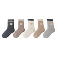 thumbnail image 1 of Caqnni Kids Boys Ankle Socks Low Cut Athletic Cotton Sport Socks For Little Boys 5 Pairs GIFT FOR BOYS/GIRLS SOFT & COZY Indoor&Outdoor Wear for 1-16 Years,18-24 Months, 1 of 9