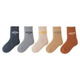 thumbnail image 1 of Caqnni Kids Boys Ankle Socks Low Cut Athletic Cotton Sport Socks For Little Boys 5 Pairs GIFT FOR BOYS/GIRLS SOFT & COZY Indoor&Outdoor Wear for 1-16 Years,18-24 Months, 1 of 9