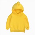 thumbnail image 1 of Caqnni Kids Soft Brushed Polar Fleece Jacket Hooded Sweatshirt Casual Sweater Jacket Athletic Pullover Hoodie for Little Girls Boys Winter Warm Pullover Sweatshirt for 18-24 Months, 1 of 7