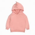thumbnail image 1 of Caqnni Kids Soft Brushed Polar Fleece Jacket Hooded Sweatshirt Casual Sweater Jacket Athletic Pullover Hoodie for Little Girls Boys Winter Warm Pullover Sweatshirt for 18-24 Months, 1 of 7