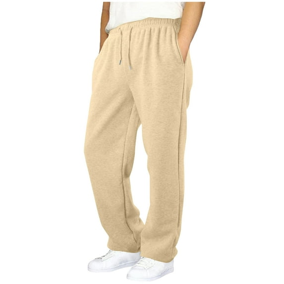 Caqnni Little Boys Cargo Pants with Pockets Color Solid Jogger Running Straight Leg Pants Sweatpants Athletic Lounge Pants for Boy 0-15 Years Boys Casual Pants Boys 5-6 Years