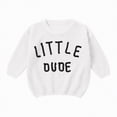 thumbnail image 1 of Caqnni Little Girls Boys Long Sleeve Shirts Casual Crewneck Tops Loose Fit Plain Tunic Button Solid Tee Blouses Fall Winter Sweatshirts Long sleeved T-shirt for 4-5 Years, 1 of 4