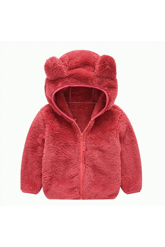 Little Kids Hoodie Sweatshirt for Boys Little Girls Hooded Kangaroo Pocket Pullover Hoodies Jacket Coats Long Sleeve Coat for 12-18 Months