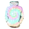 thumbnail image 1 of Caqnni Men Long Sleeve Warm Hoodie Hoody Casual Tie Dye Sweatshirt Jumper Jacket Coat Top Big And Tall (XXL,Beige), 1 of 5
