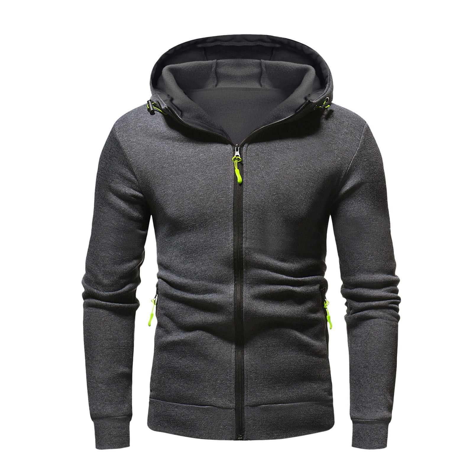 Thick Hoodies For Men Men's Winter Cotton Blend Full Hoodie