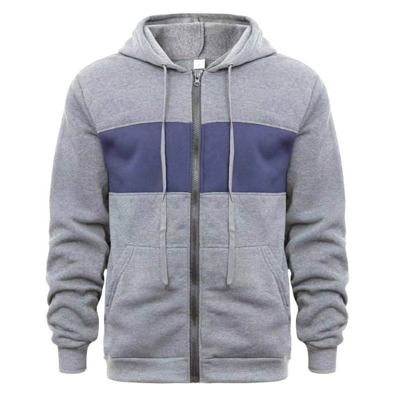 Caqnni Men's Graphic Letter Print Pullover Hoodies Long Sleeve Hooded Sweatshirt Tops (XXL,Light Gray)