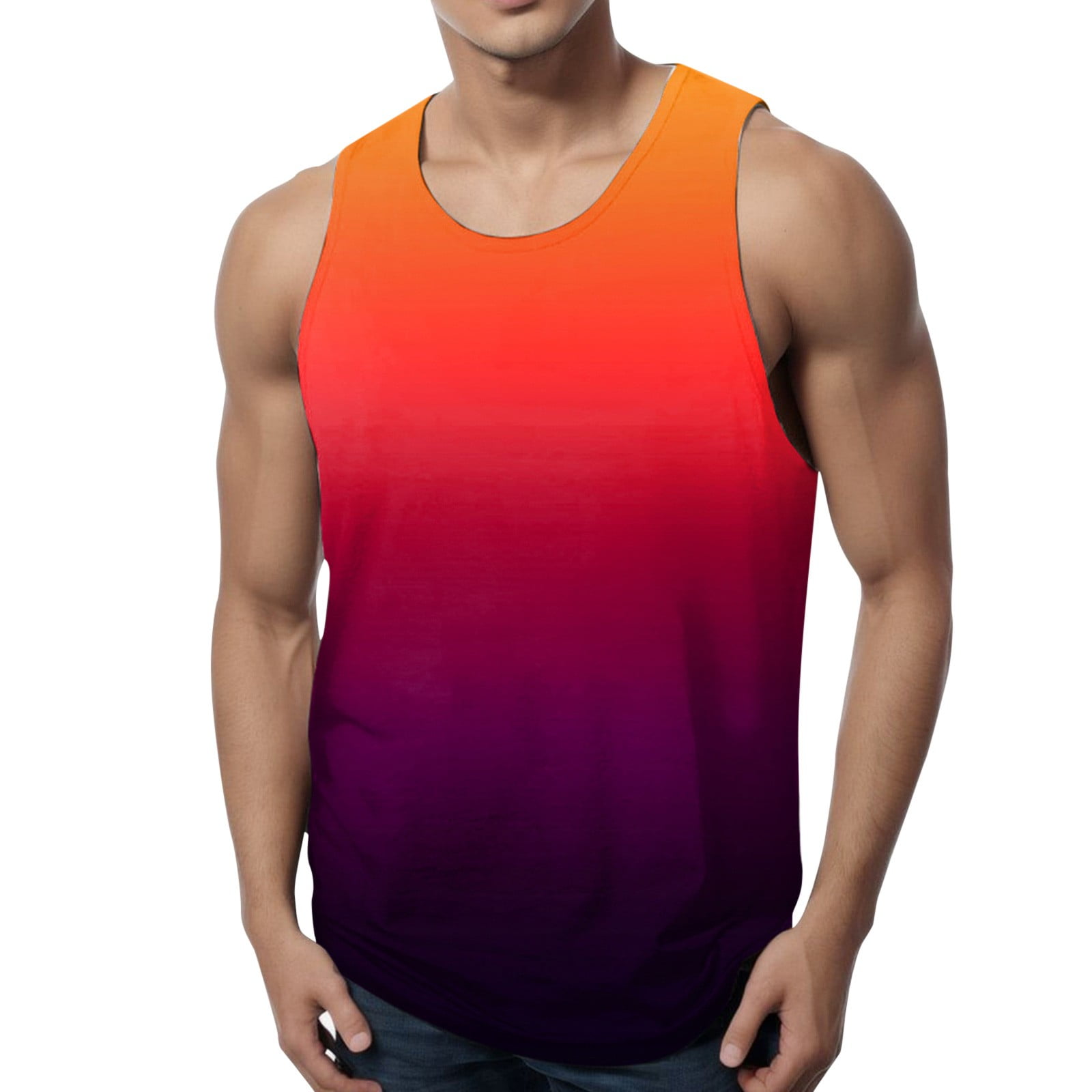 Caqnni Men's Tank Top, Lightweight Tanks For Men, Sleeveless Tank Shirt ...