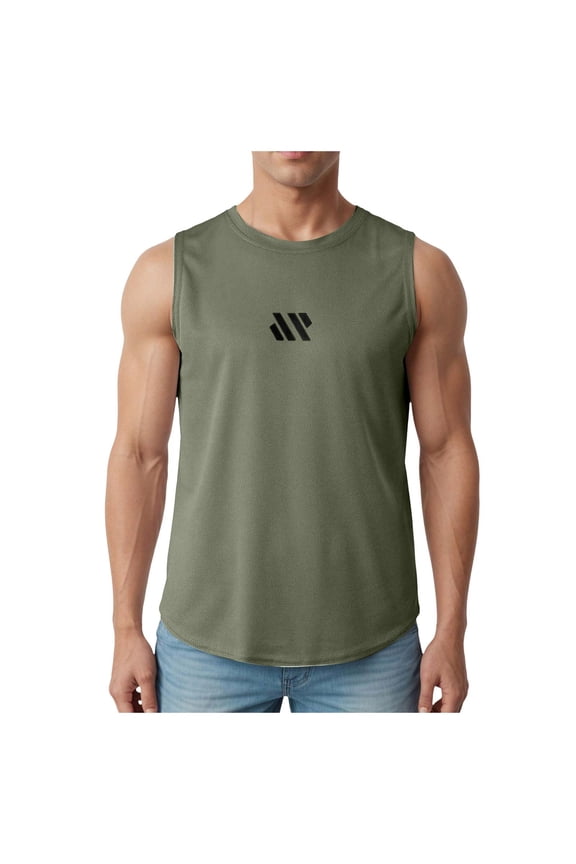 Men's Gym Tank Tops Workout Muscle Tee Sleeveless Fitness Bodybuilding T Shirts Cool Summer Beach Vacation XXXL,AG