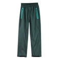 Caqnni Men's Jogger Sweatpants Zipper Pockets Breathable Running Gym