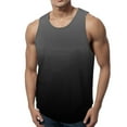 thumbnail image 1 of Caqnni Men's Muscle Basic Style Classical Color Easy to Match Tank Top Shirts Sleeveless Bodybuilding Gym Fashion Workout Casual T-Shirt (Grey,XL), 1 of 5