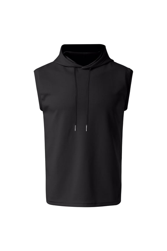 Men's Muscle Shirts Sleeveless Gym Workout Tank Top for Bodybuilding Gym Fitness Training Cool Summer Beach Vacation M,Black