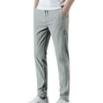 Caqnni Men's Outdoor Casual Hiking Casual Pants Drawstring Pants with