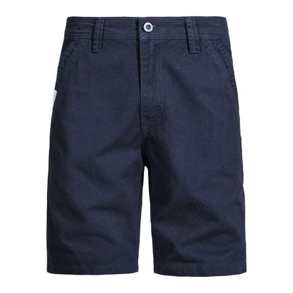 Caqnni Men's Outdoor Quick Dry Convertible Hiking Fishing Cargo Work Shorts (Blue,33)