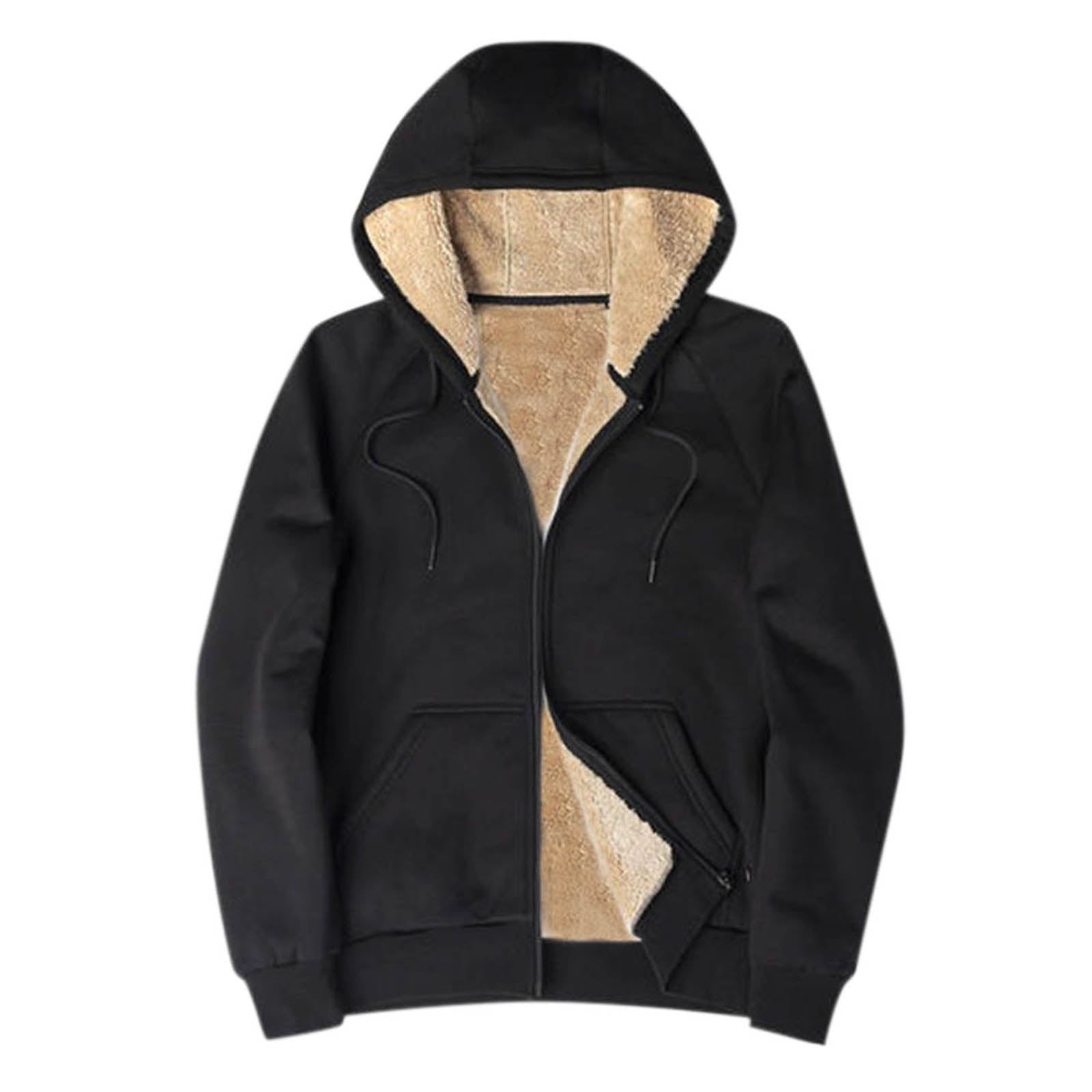 Men's Plus Size Zip Up Long Sleeve Jacket