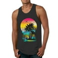 thumbnail image 1 of Caqnni Men's Sleeveless Shirt Workout Swim Shirt Gym Muscle Athletic Beach Tank Top(Black,M), 1 of 4
