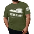 thumbnail image 1 of Caqnni Men's T Shirt American Flag Shirt for Men Patriotic Tee Shirts USA Flag Retro T-Shirt Gym Running Workout Tshirts Mens Shirts (AG,7XL), 1 of 4