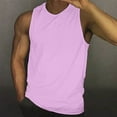 thumbnail image 1 of Caqnni Men's Tank Tops Body Quick Dry Vest Workout Tank Tops Gym Muscle Shirts Bodybuilding Compression Gym WorkoutMuscle Tshirts Big and Tall Basketball Tank Tops (Rose Gold,L), 1 of 8