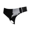 thumbnail image 1 of Caqnni Men's Thongs Underwear Sexy Lace (Black,XXL), 1 of 5