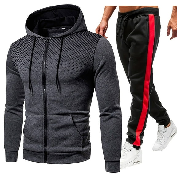 Caqnni Men's Tracksuit Quarter Zip Pullover Sweaters Casual Slim Fit Knit Texture Sweater Fall Winter Top Henley Shirts (Gray,3XL)