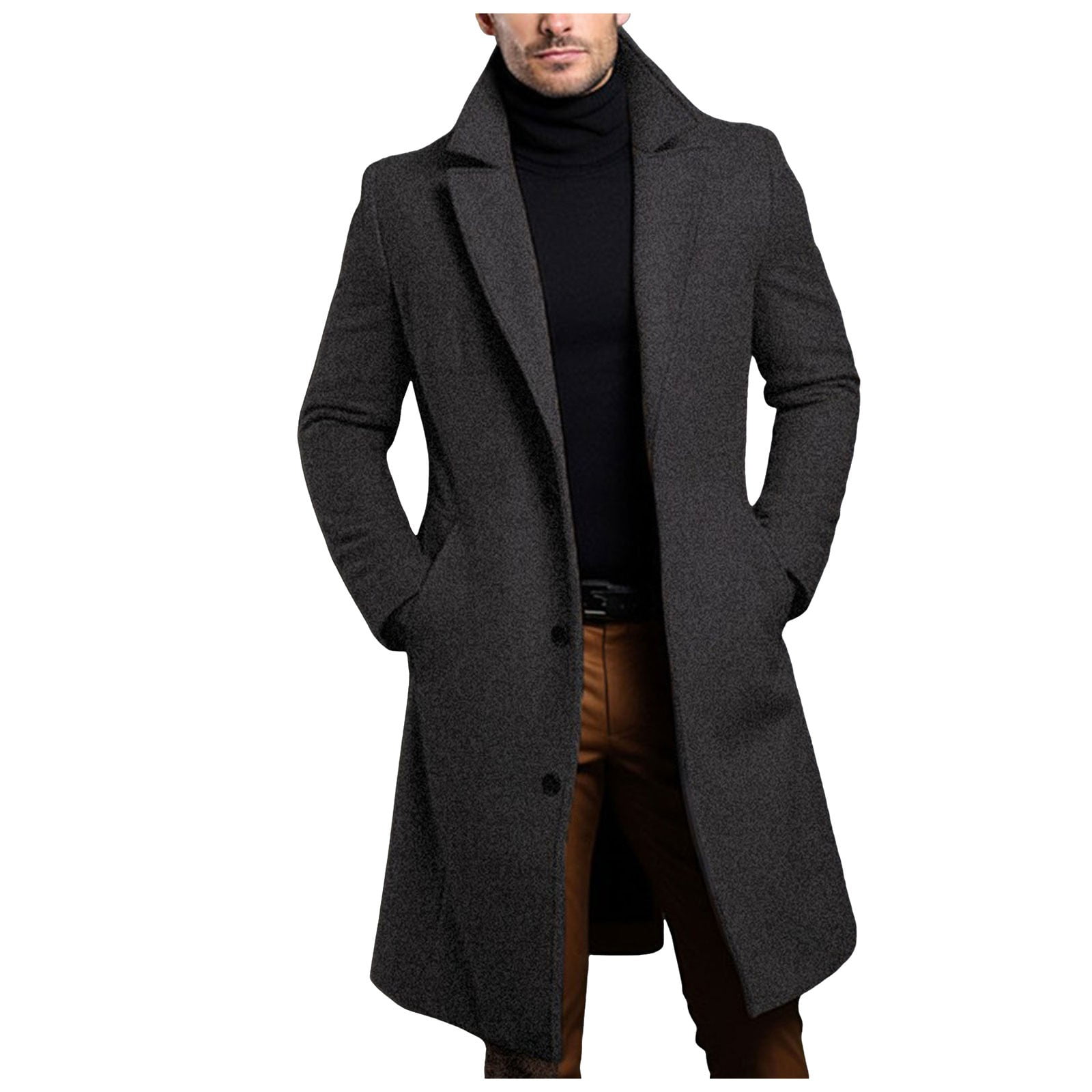 ジャケット・アウター made in Swiss unusual long coat Alpine Swiss Mens Zach Knee Length Jacket Top Coat Trench