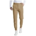 thumbnail image 1 of Caqnni Mens Cargo Pants Casual Joggers Athletic Pants Loose Straight Sweatpants (Khaki,M), 1 of 8
