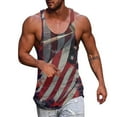 thumbnail image 1 of Caqnni Mens Funny Tank Tops 3D Graphic Sleeveless Summer Sports Gym Workout T-Shirt(Red,XL), 1 of 4