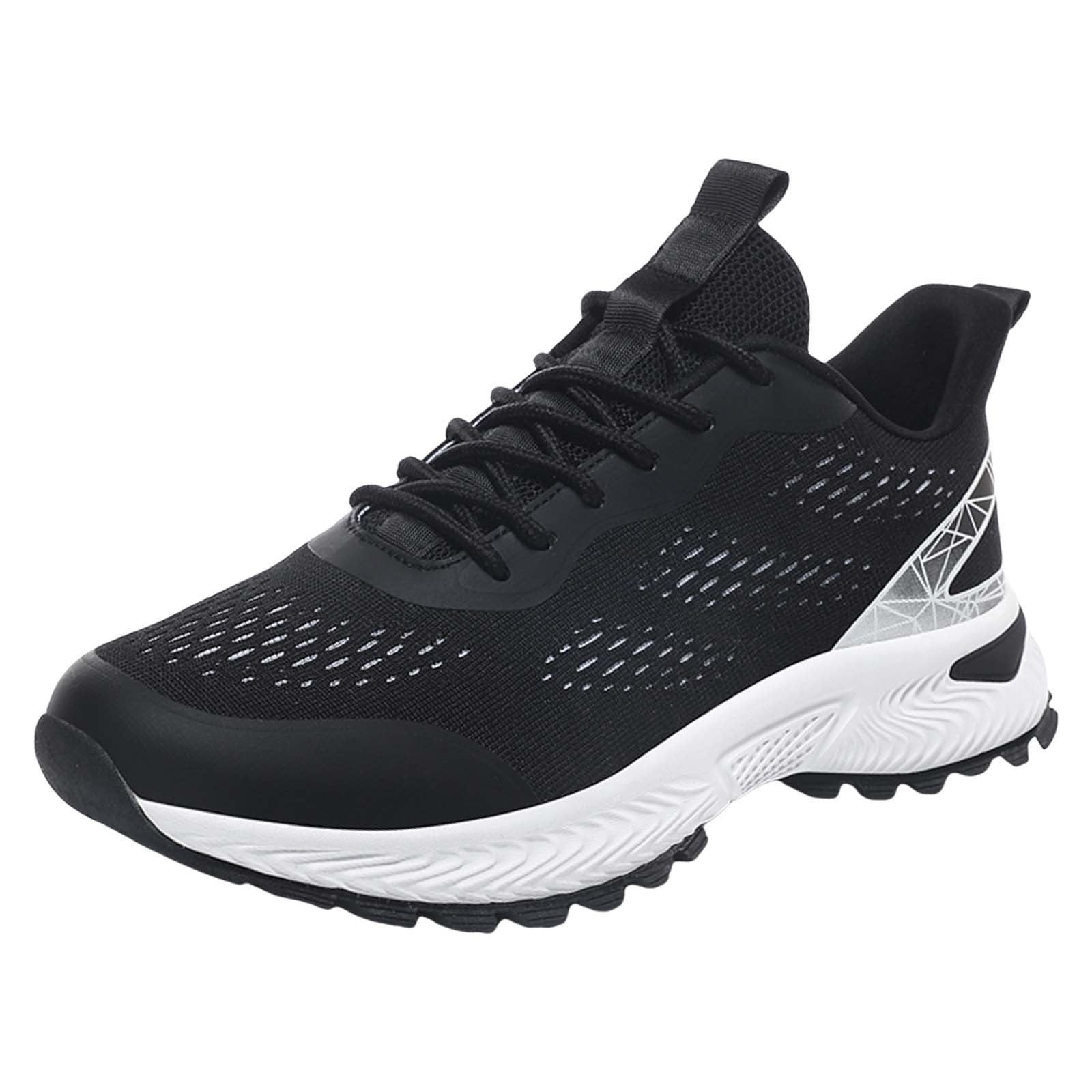 Men's Breathable Mesh Basketball Shoes - Lightweight Lace-Up Sneakers For Running, Gym, Tennis, Walking