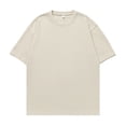 thumbnail image 1 of Caqnni Mens T-Shirts Tees Fashion T-Shirt Spring and Summer (Khaki,3XL), 1 of 2