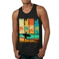 thumbnail image 1 of Caqnni Mens Tank Tops Big and Tall, Mens Casual Knitted Tank Tops Crew Neck Sleeveless Muscle T Shirts Summer Beach Tops(White,XXL), 1 of 4