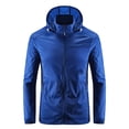 thumbnail image 1 of Caqnni Mens Windbreaker Jackets Lightweight Mens Windbreaker Jackets Lightweight Packable Jacket,Windproof Cycling Travel Running (BU2,M), 1 of 6