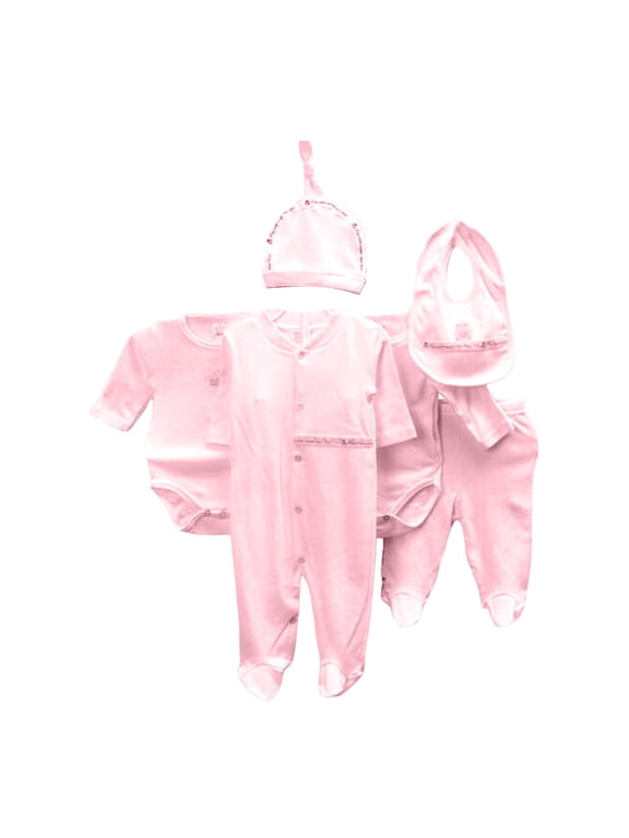 Preemie Baby Boy Girl Cotton Gift for Baby Girl Boy Accessories Set Essentials5-piece Set Gifts Set Layette Gift Set Gifts Set