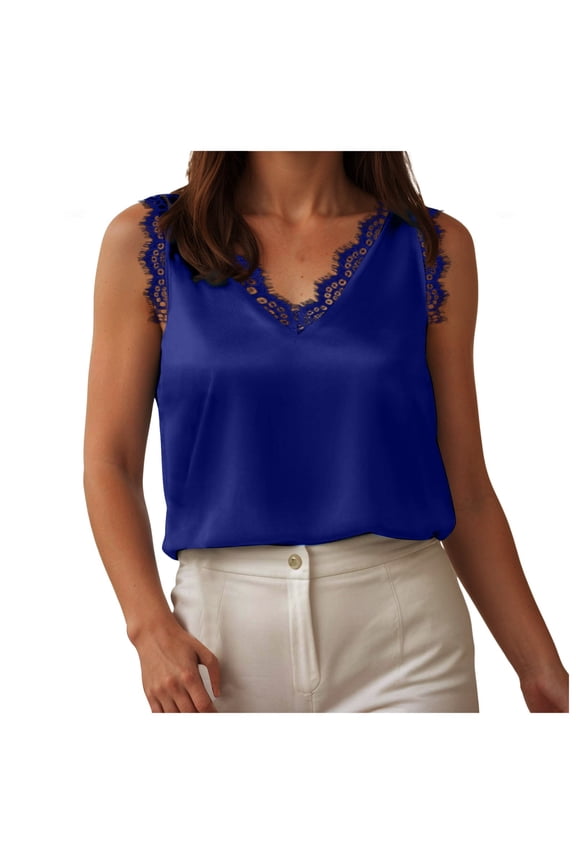 Sexy Short Sleeve Crop Top For Women Solid Scoop Neck Mini T Shirts Vest Tank Womens Sleeveless Tank Top (XXXL,A103-Dark Blue)