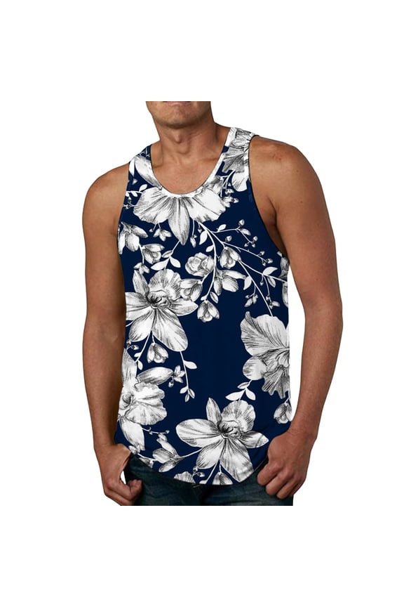 Tank Tops for Men Big and Tall, Mens Workout Lightweight Training Singlet Muscle Tank Tops for Men( Red,3XL)